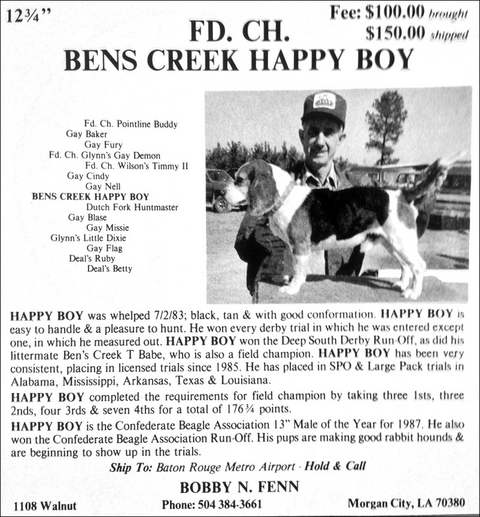 Bens Creek Happy Boy